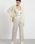 Ames Satin Pants - Cream
