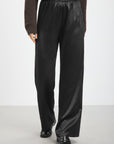 Ames Satin Pants - Black