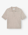 Menton Polo Blouse - Beige