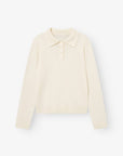 Petrea Knit Polo - Cream