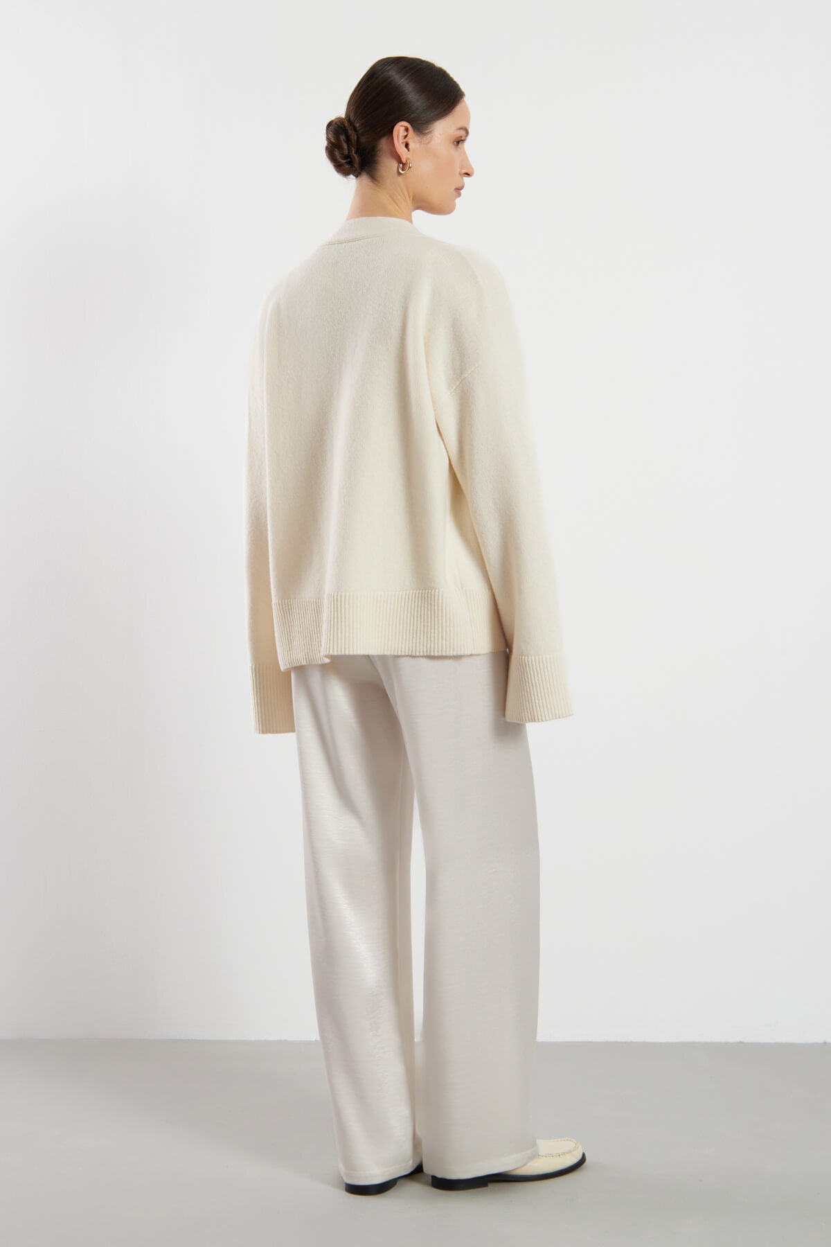 Ames Satin Pants - Cream
