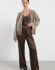 Ames Satin Pants - Espresso