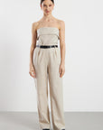 Cala Linen Pants - Beige