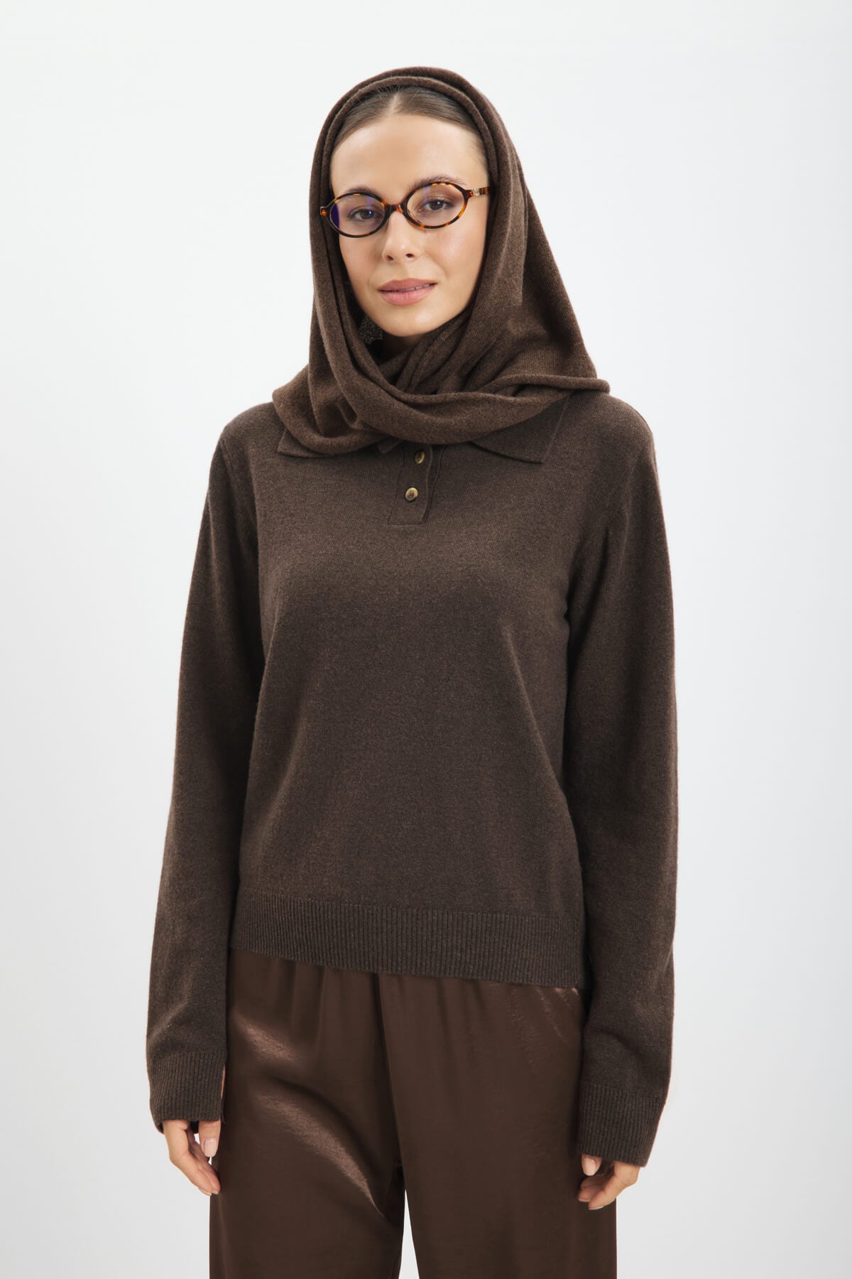 Jasmin Scarf - Espresso