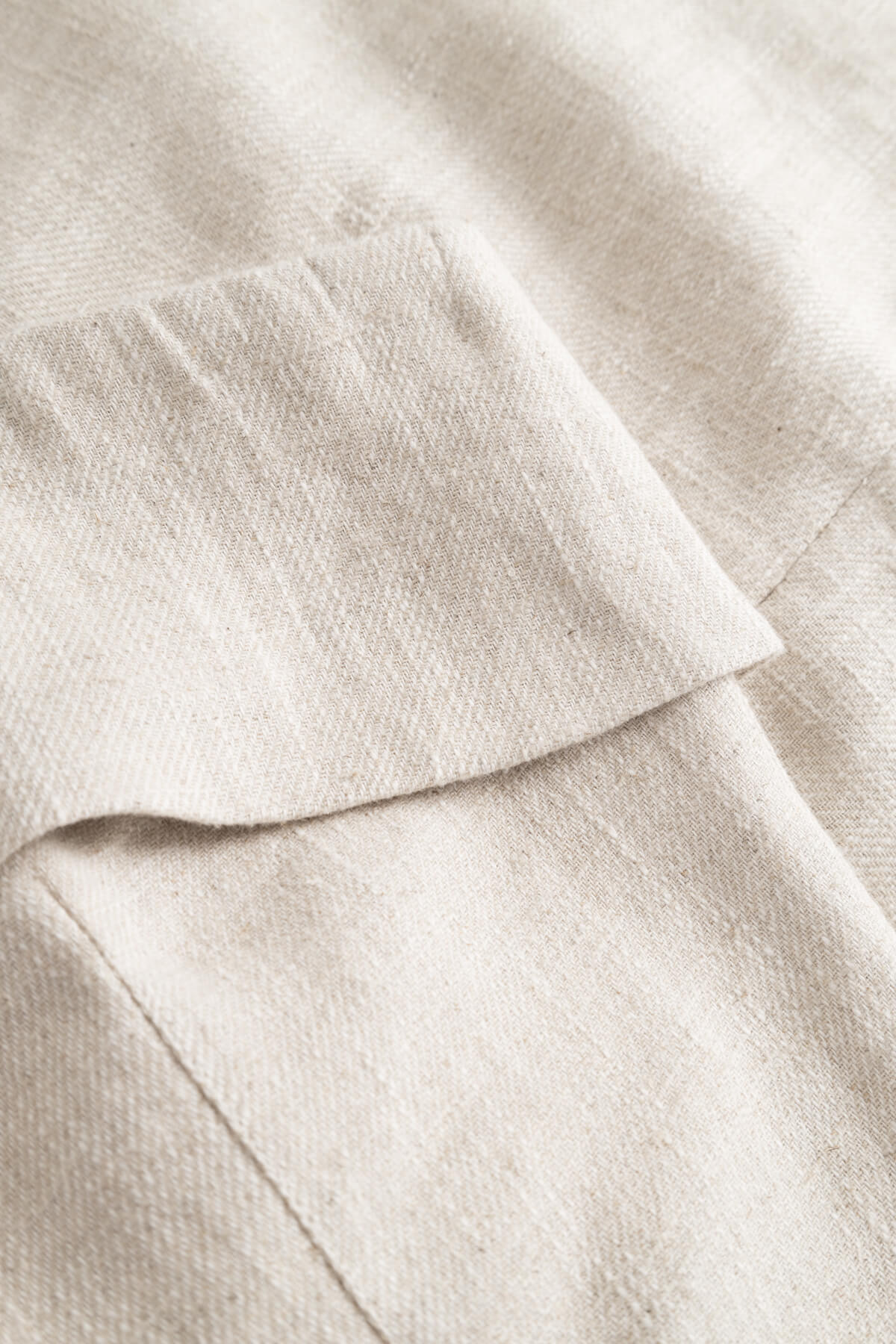 Lia Linen Top - Beige