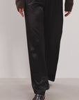 Ames Satin Pants - Black
